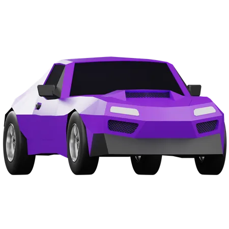 Dragster Car  3D Icon