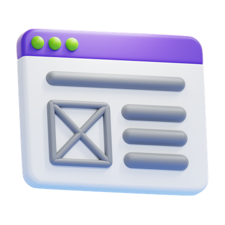 Drahtgitter  3D Icon