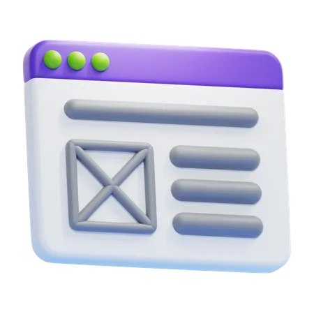 Drahtgitter  3D Icon