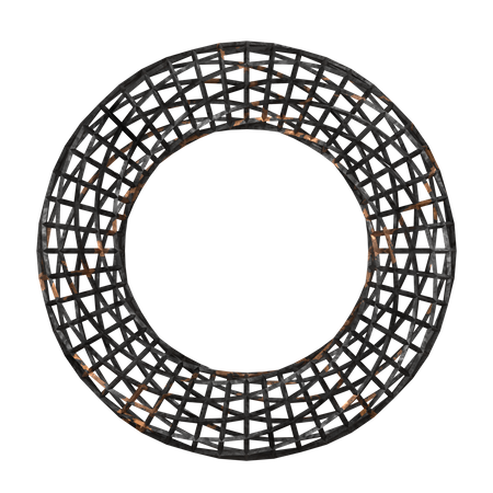 Drahtgitter-Torus  3D Icon