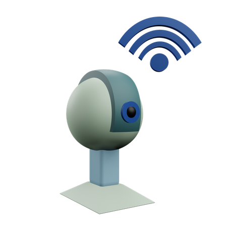 Drahtlose Webcam  3D Icon