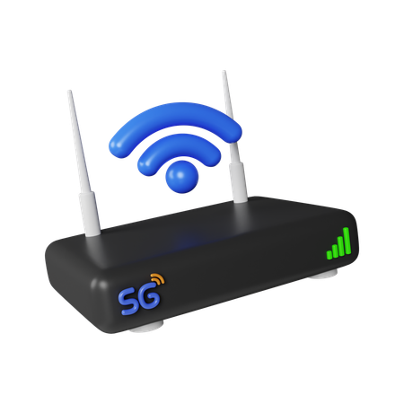 WLAN-Router  3D Icon