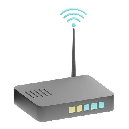 WLAN-Zugangspunkt  3D Icon