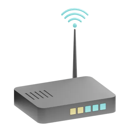 WLAN-Zugangspunkt  3D Icon