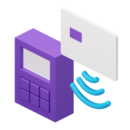 Drahtloses Terminal  3D Illustration