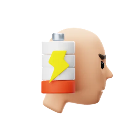 Drain Energy Emotion  3D Icon