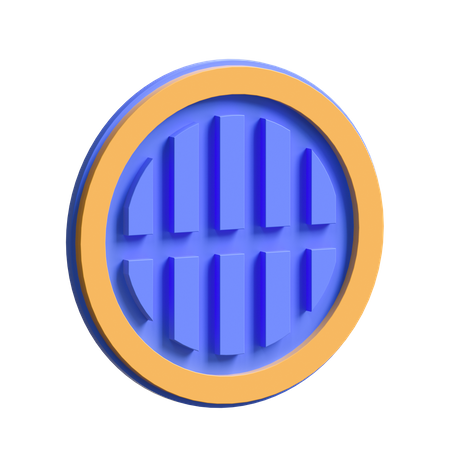 Drainage Manhole  3D Icon