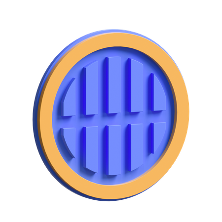 Drainage Manhole  3D Illustration