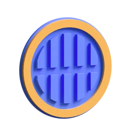 Drainage Manhole  3D Illustration