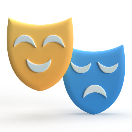 Drama  3D Icon