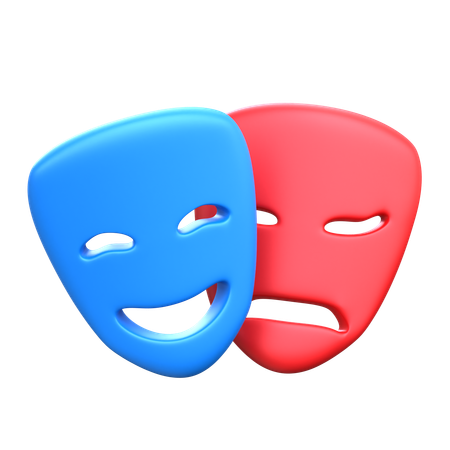 Drama  3D Icon