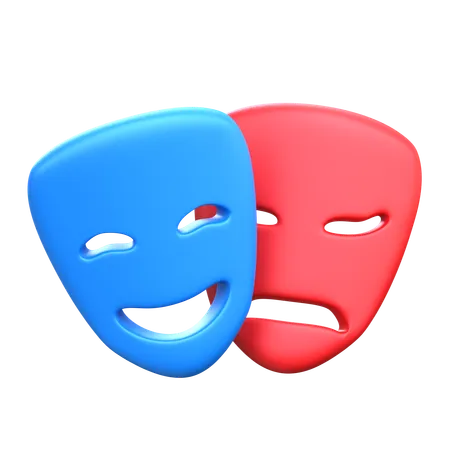 Drama  3D Icon