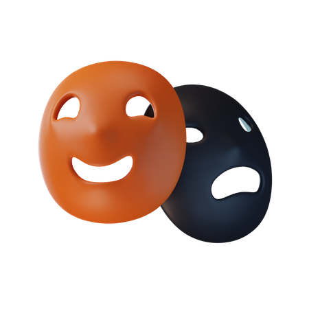 Drama Mask  3D Icon