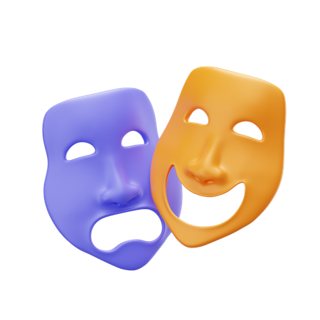 Drama masken  3D Icon