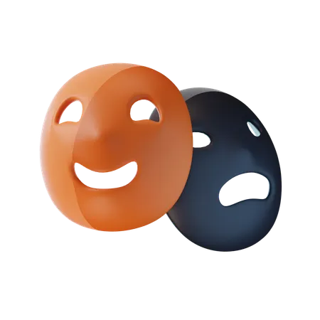 Drame  3D Icon