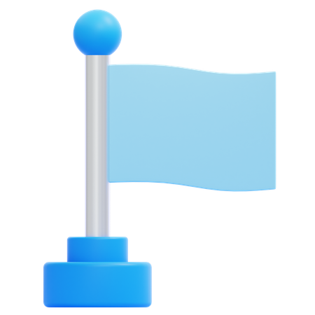 Drapeau  3D Icon