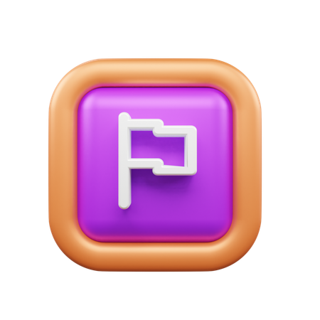 Drapeau  3D Icon