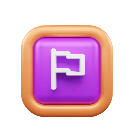 Drapeau  3D Icon