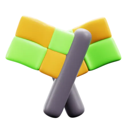 Drapeau  3D Icon