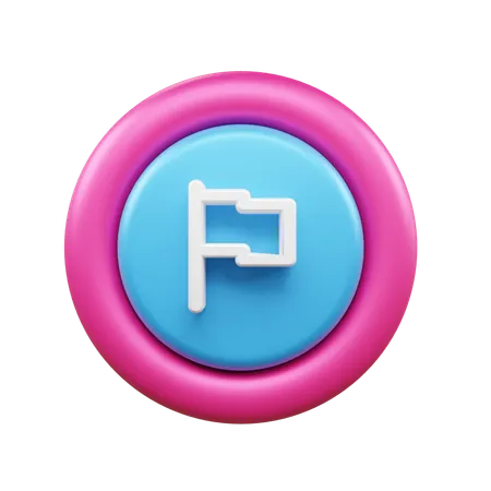 Drapeau  3D Icon