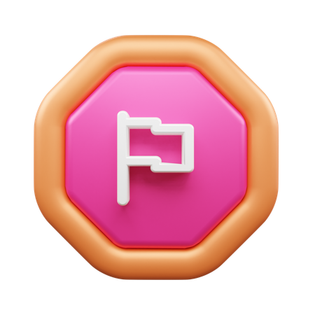 Drapeau  3D Icon