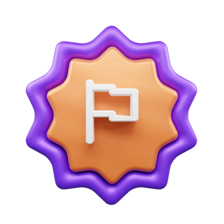 Drapeau  3D Icon