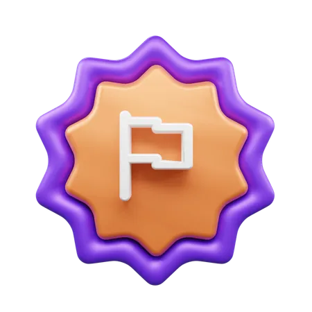 Drapeau  3D Icon