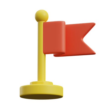 Drapeau  3D Icon