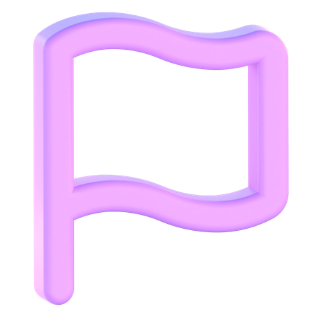 Drapeau  3D Icon