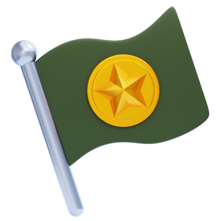 Drapeau  3D Icon
