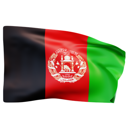 Drapeau afghanistan  3D Icon