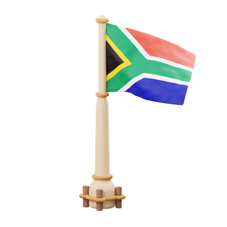 Drapeau de l'Afrique du Sud  3D Icon