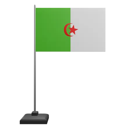 Drapeau algérien  3D Icon