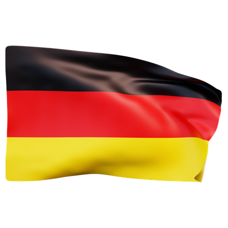 Drapeau allemand  3D Icon