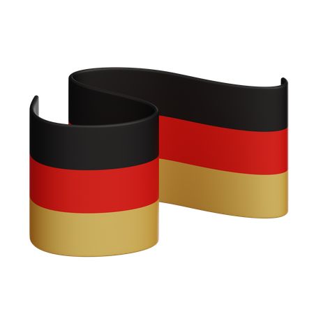 Drapeau allemand  3D Icon