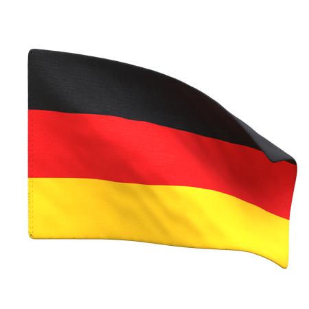 Drapeau allemand  3D Icon