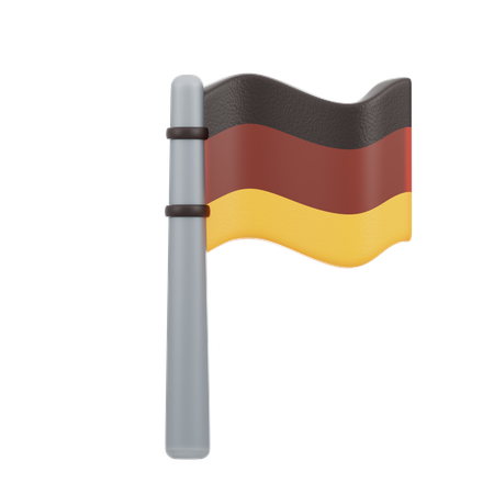 Drapeau allemand  3D Icon