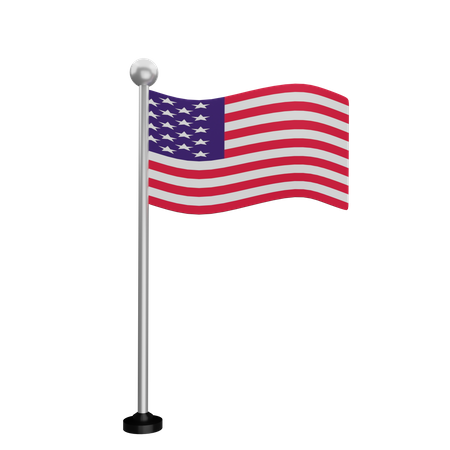 Drapeau américain  3D Flag