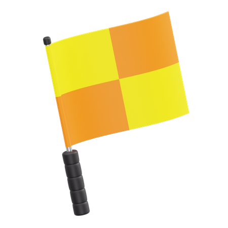 Drapeau d'arbitre  3D Icon