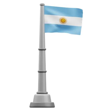 Drapeau argentin  3D Icon