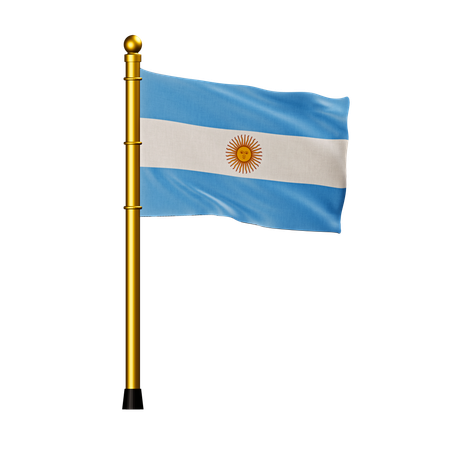 Drapeau argentin  3D Icon