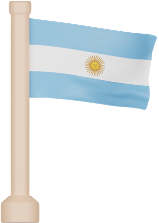 Drapeau argentin  3D Icon