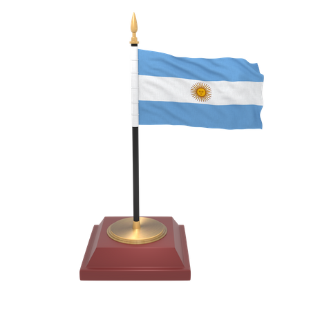 Drapeau argentin  3D Icon
