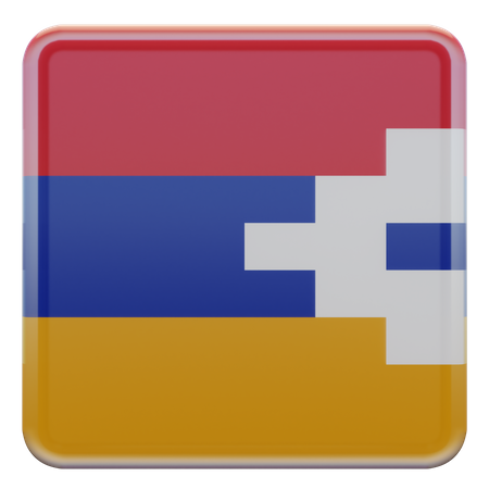 Drapeau de l'artsakh  3D Flag
