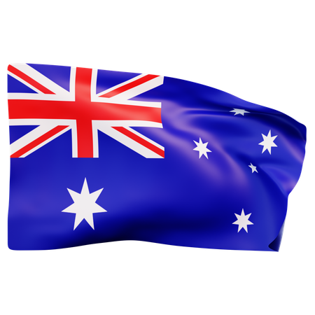 Drapeau de l'australie  3D Icon