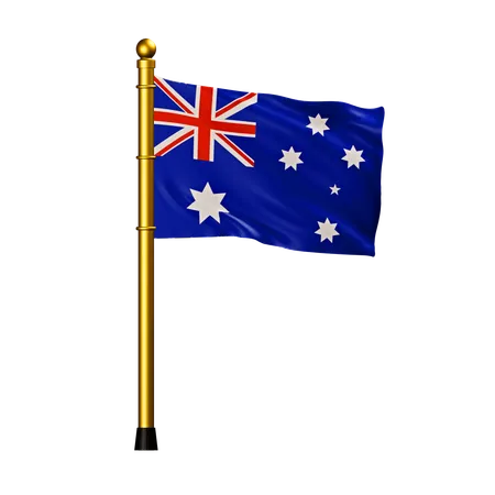 Drapeau de l'australie  3D Icon