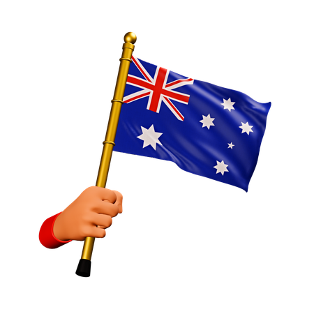 Drapeau de l'australie  3D Icon