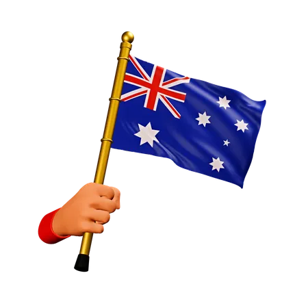 Drapeau de l'australie  3D Icon