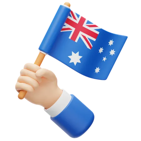 Drapeau de l'australie  3D Icon