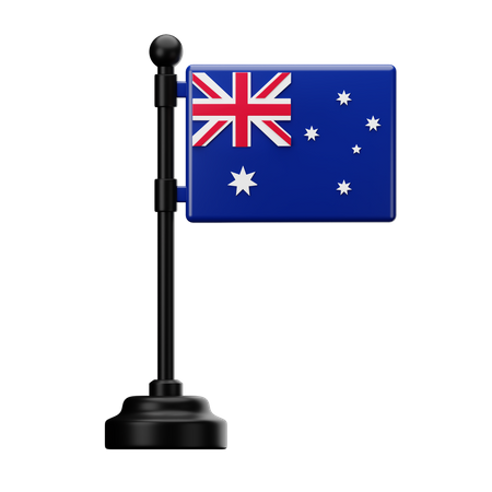 Drapeau de l'australie  3D Icon